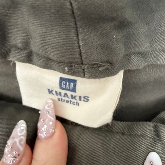 Gap Women’s 14 Olive Green Khaki Pants Office Core Career - Picture 2 of 7